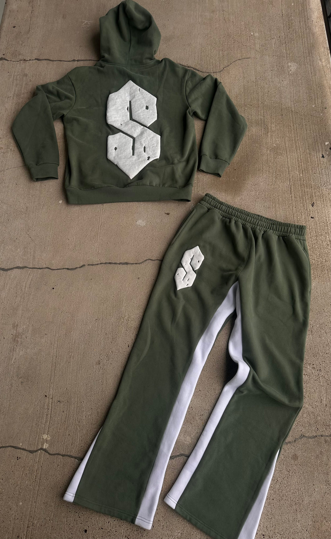 Olive Green Tracksuit